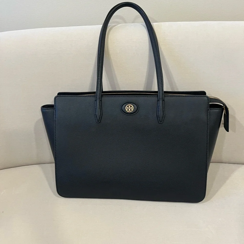 Tory Burch Robinson Tote Black - Picture 6 of 8